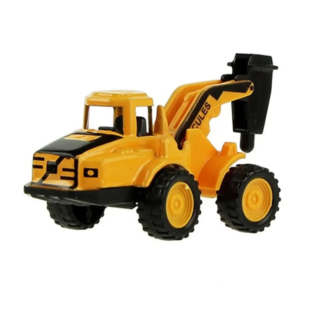 Инженерная модель автомобиля мини-модель строительного желтая мини-автомобиля