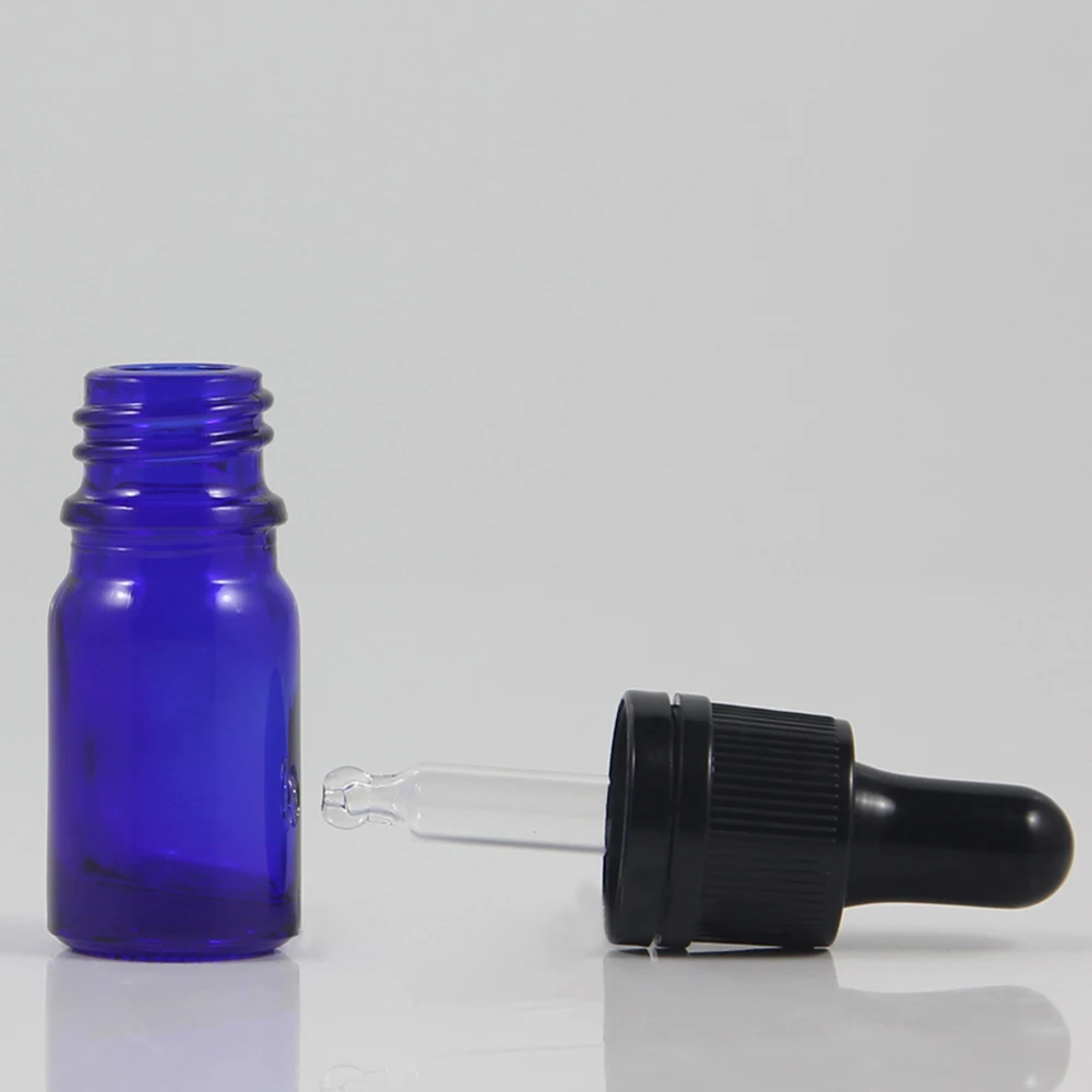 

5 мл, Тавель, упаковка, синяя стеклянная бутылка с черной пластиковой капельницей, масляная бутылка для ухода за кожей
