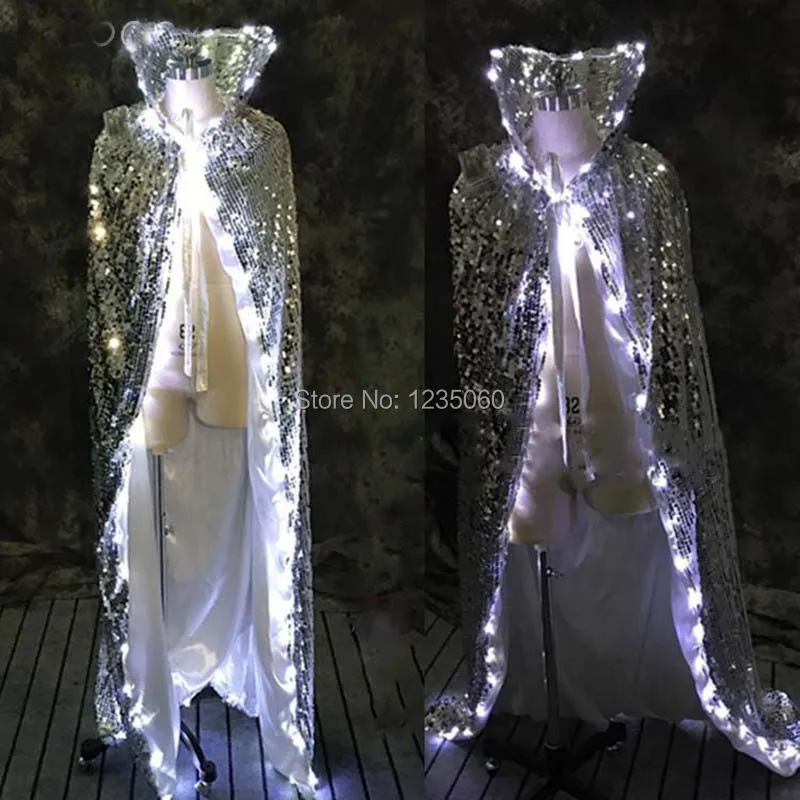 Free shipping high quality LED luminous clothing cloak bar night shop stage props lady Crown Tiara | Дом и сад