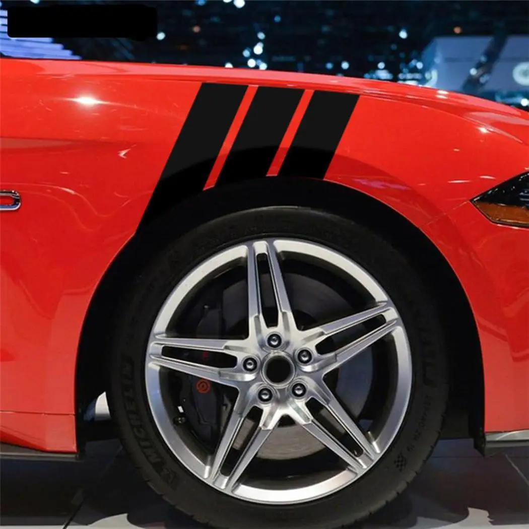 Sailnovo 47 см автомобильные наклейки ПВХ узор в полоску авто стикер для тела