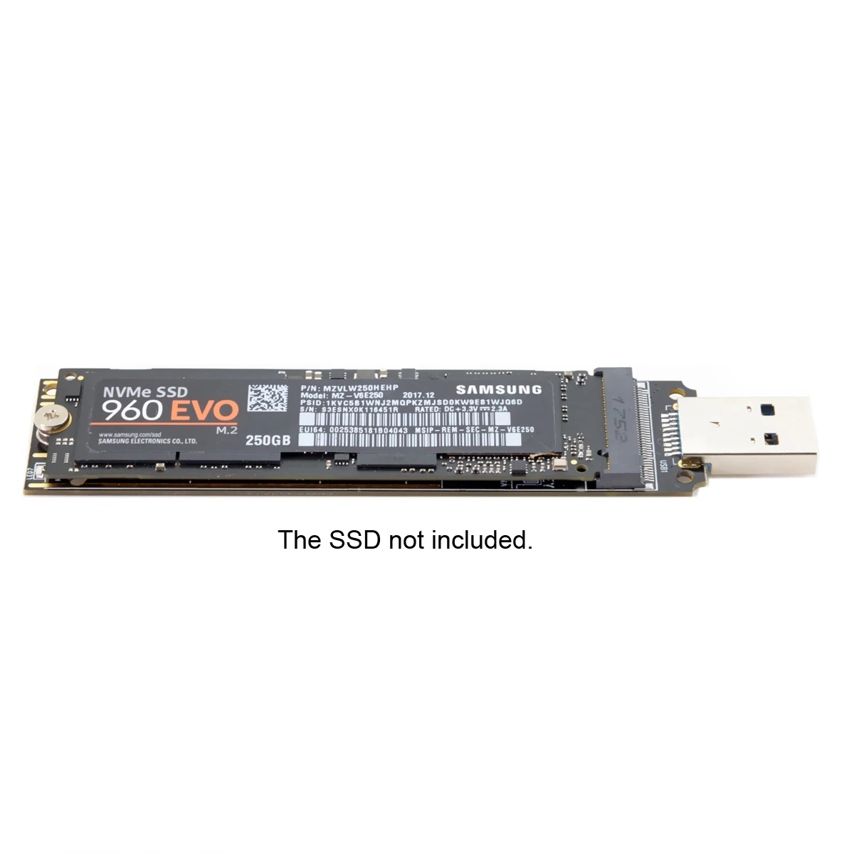 Nvme M key M.2 NGFF SSD Внешний PCBA на USB 3 0 конвейер адаптер карта флэш накопитель|Кабели