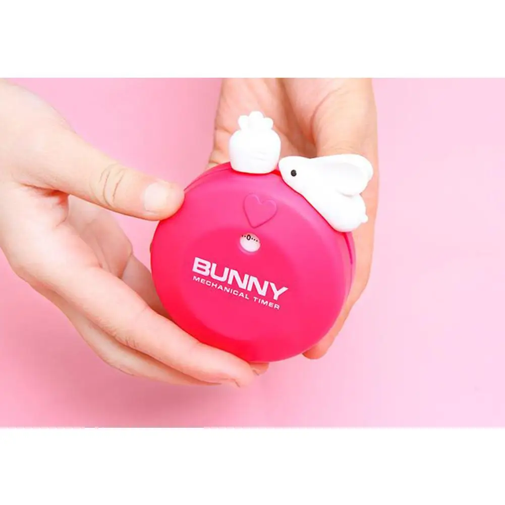 Механический кухонный сигнал в форме моркови с мультяшным Кроликом таймер