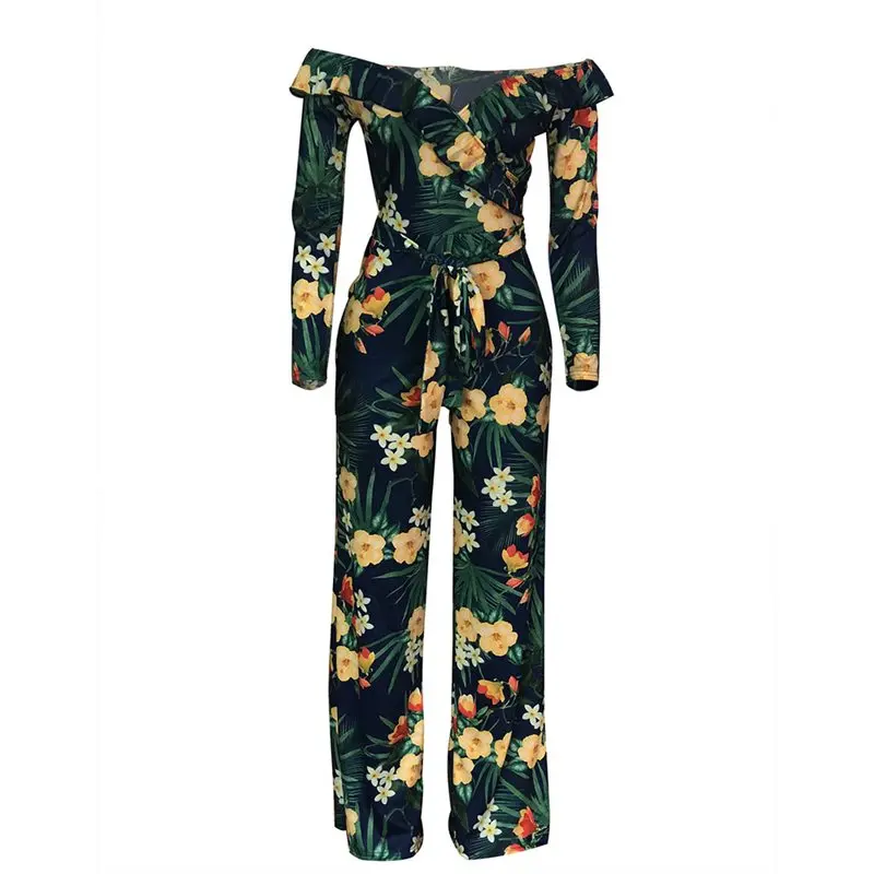 Для женщин комбинезон повседневное элегантные вечерние Boho Путешествия Пляж