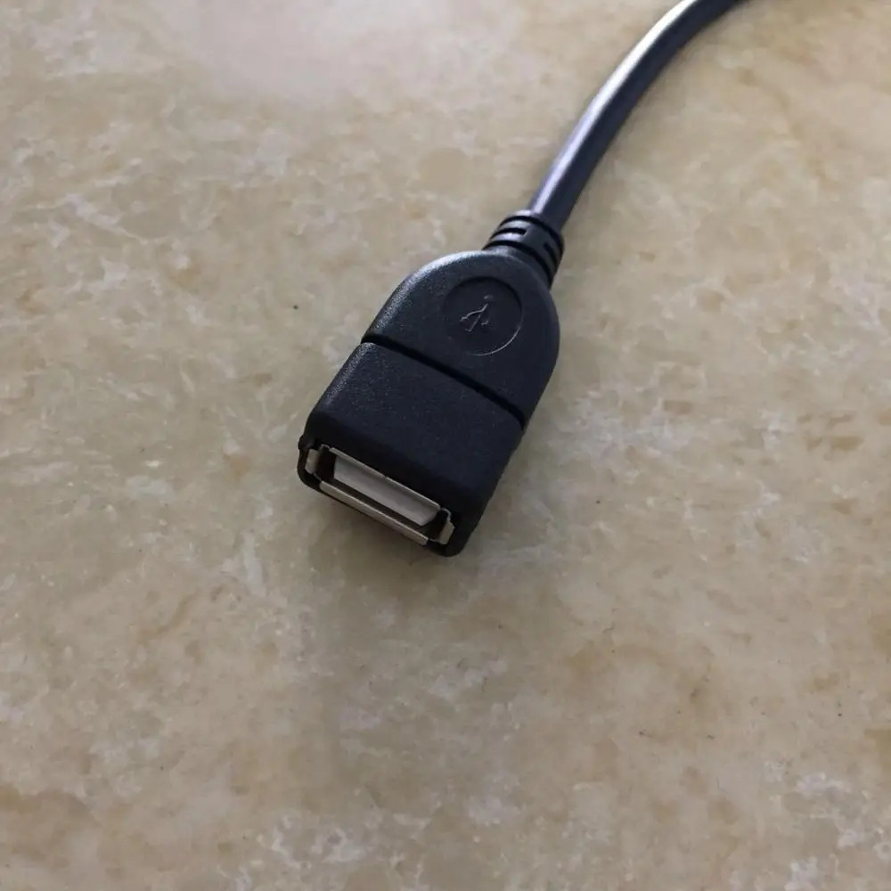 USB 2 0 Тип гнездо для 4 провода открытый кабель DIY OEM черный цвет 30 см U2-315-0.3M - купить