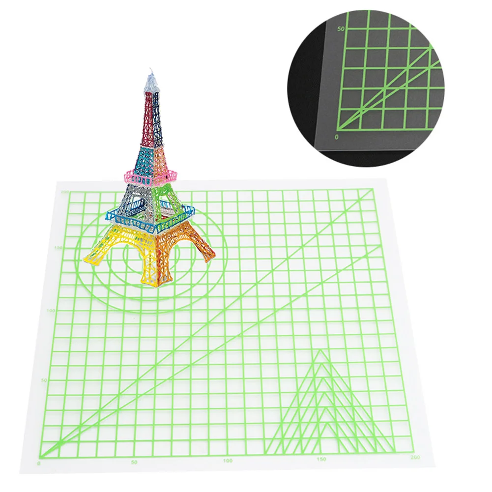 Drawing Tool Basic Template Silicone Design Mat Useful For 3D Printing Pen Art Supplies Multi-shaped Gift Create Objects | Компьютеры и
