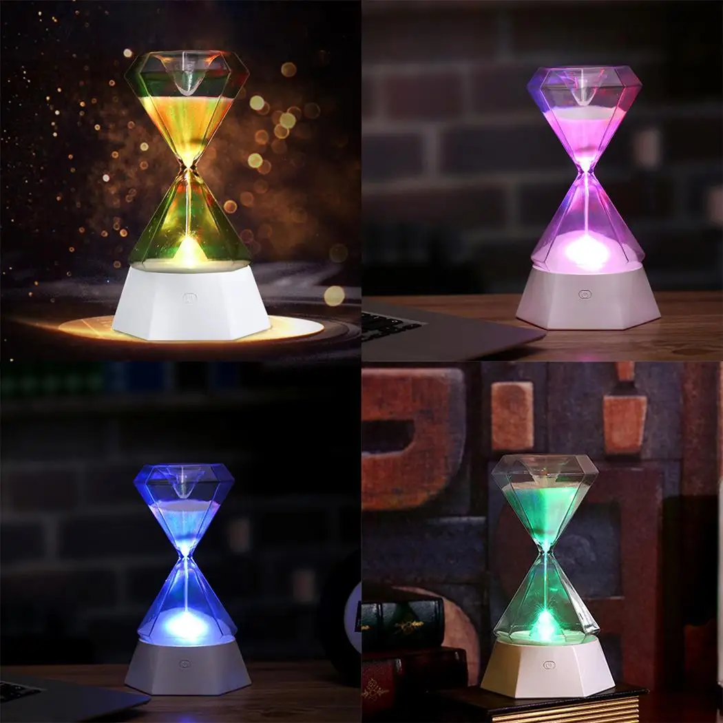Цвет ful Песочные Часы Shaped Sleep Light USB 40 H-48 H Touch color 525-460 изменить ночь 625-465 620-520 свет |