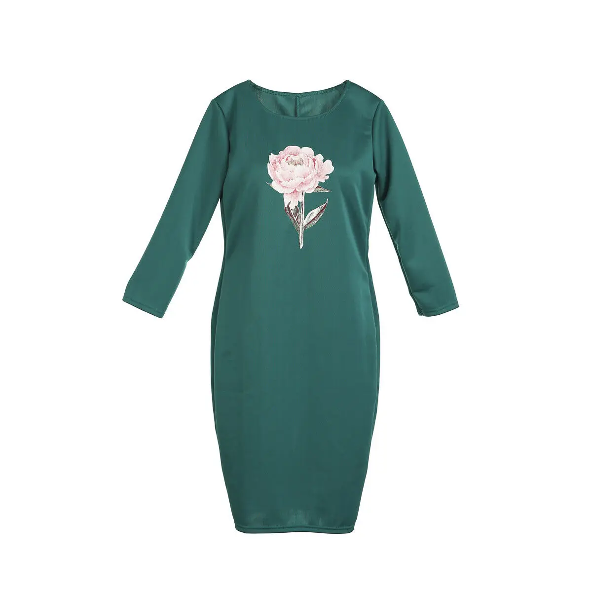 Новинка 2019 повседневное рождественское платье с цветочным принтом для мамы и