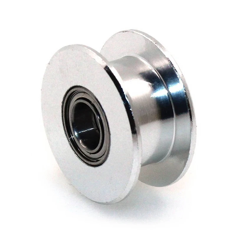 GT2 5 мм Диаметр алюминиевого беззубого зубчатого ремня натяжной шкив для 3D