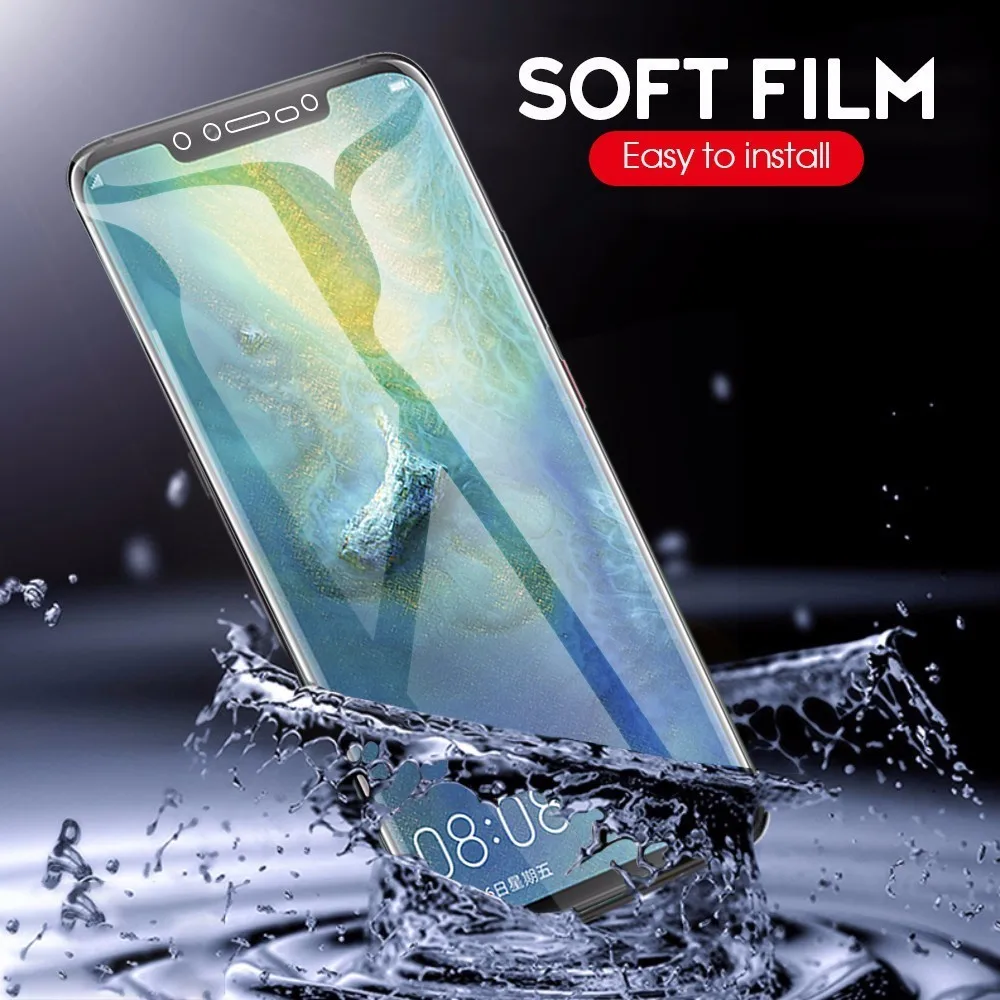 Новинка 8D полная защита мягкая Гидрогелевая пленка для Huawei P30 P40 Lite Pro экрана Honor 20
