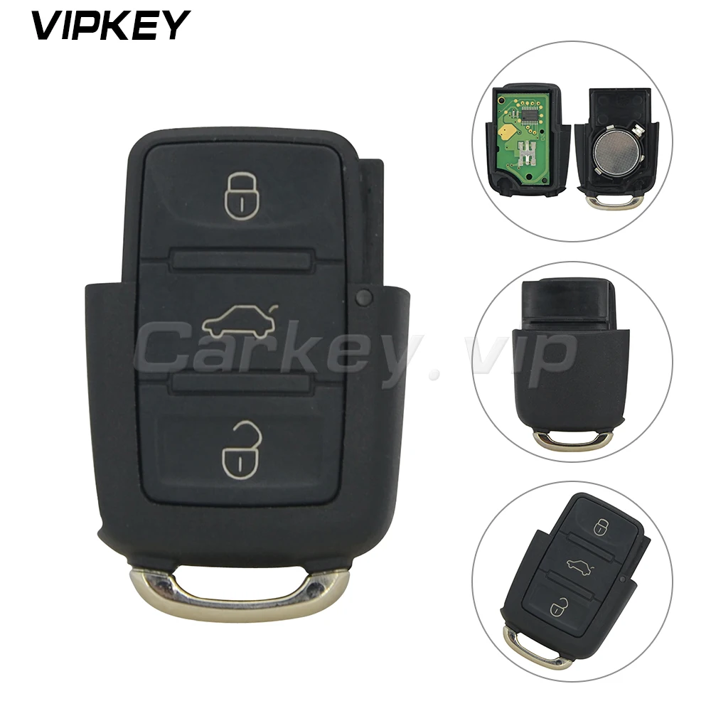 

Remotekey 1J0959753DJ FOR VW Bora Golf Sharan Passat for Seat 3 BUTTON REMOTE KEY FOB 315MHZ 1j0 959 753 dj remote control