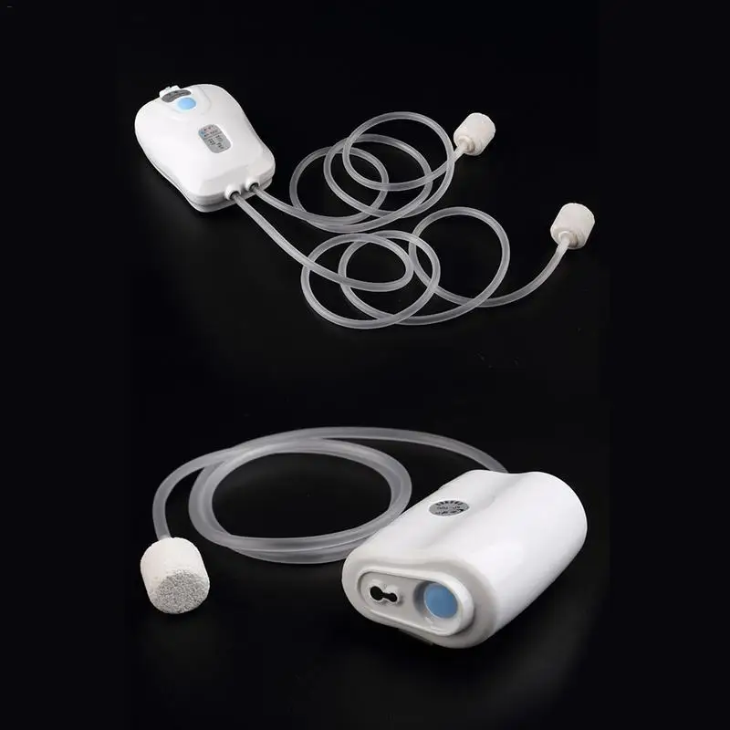 Рыболовный специальный кислородный насос с одним отверстием 1.8л/мин двойное