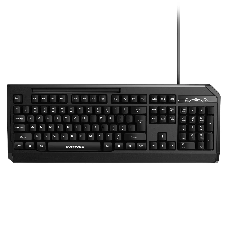 SUNROSE T27S Splashproof USB Проводная 104 клавиши клавиатура + мышь набор для домашнего офиса