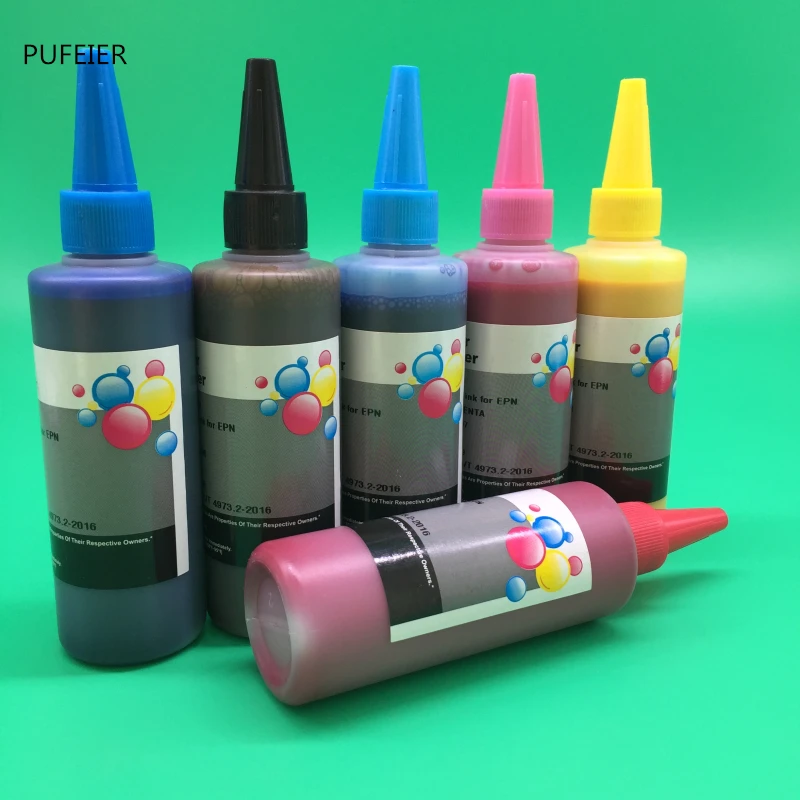 6 бутылок T0811 T0816 пигментные чернила для Epson Stylus photo 1410 R390 RX590 R270 RX690 RX610 RX615 R290 R295
