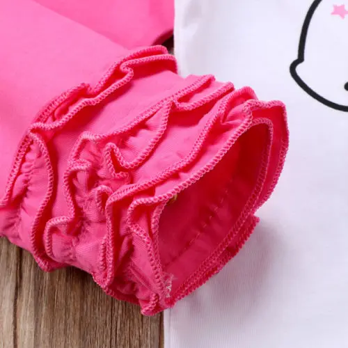 Emmaababy/новый детский топ с единорогом из мультфильма для маленьких девочек