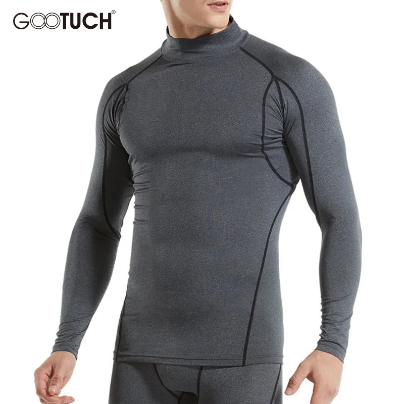 

Cotton Long Johns Mens Winter Warm Thermal Underwear Tops Male Thermal Tights Compression Riding Tops Plus Size Underwear 2576