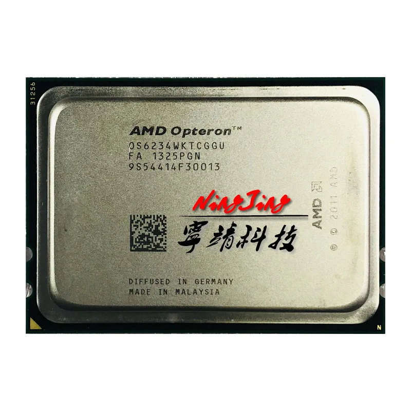 Процессор AMD Opteron 6234 Op 2 4 ГГц 12 ядер потоков 115 Вт процессор OS6176WKTCEGO разъем