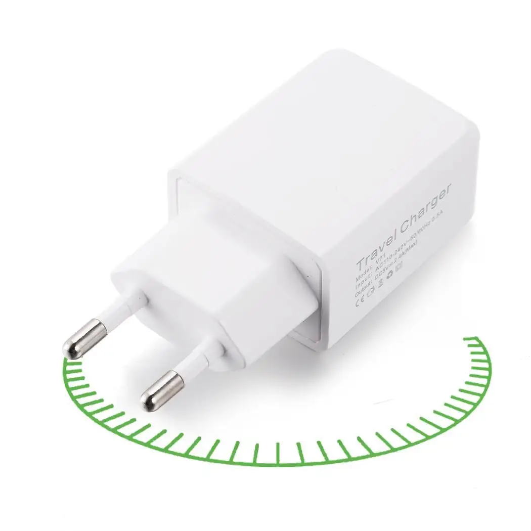 5 в 2.4A USB стены зарядное устройство AC адаптеры питания дорожное быстрое