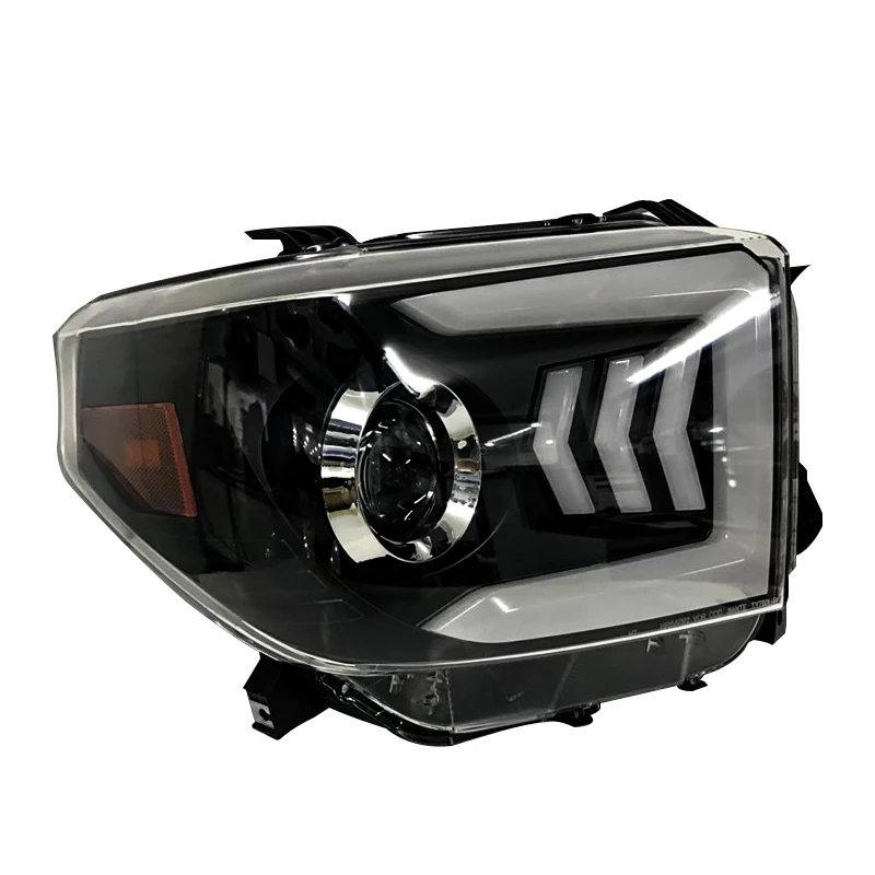 Roadot фары автомобиля сборки для Toyota Tundra светодиодный фар H7 D2H Hid вариант Ангел глаз