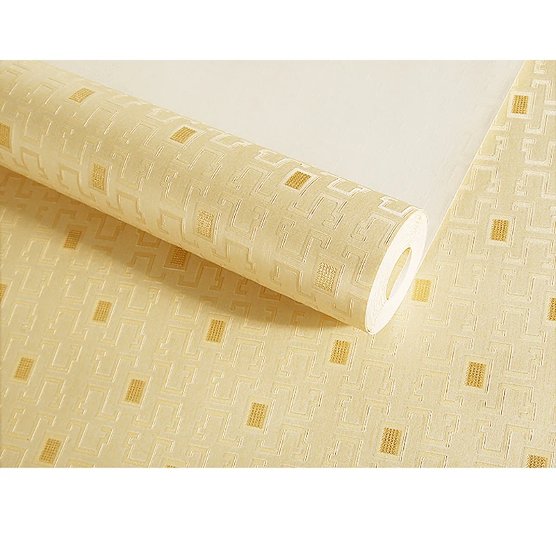 

Living Wallpaper Murals Classic Grid Chinese Room Background Wallpapers 3d Embossed Elegant Vintage Wall Papers Home Decor W014