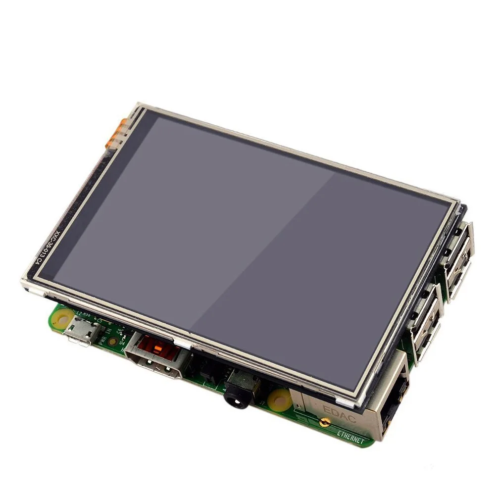 3 5 дюймов 320x480 пикселей RGB HD дисплей сенсорный экран с ручкой для Raspberry Pi 2 модель