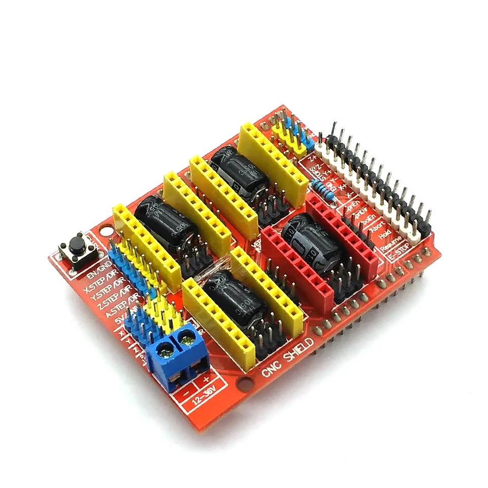 Новые детали для 3D принтера A4988 драйвер с ЧПУ плата расширения Arduino V3 гравер