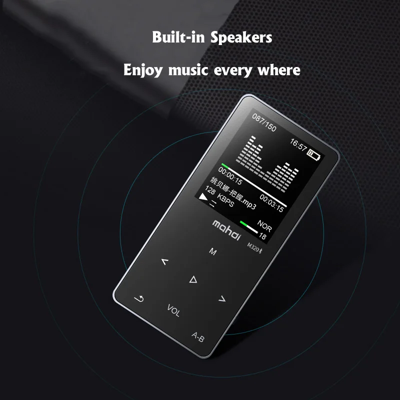 Mahdi M320 Mp3 плеер 8 Гб металлический Hifi без потерь аудио музыкальный встроенный