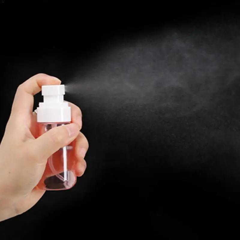 

Portable Spray Bottle Plastic Travelling Bottle Round Cosmetics Split Sample Bottles Convenient To Carry 30ml/60ml/80ml/100ml