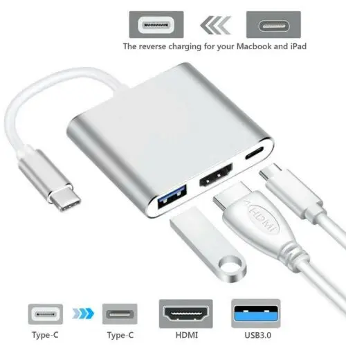 Тип C USB 3 1 к 4K HDMI 0 адаптер в концентратор для Apple Macbook Lot| |