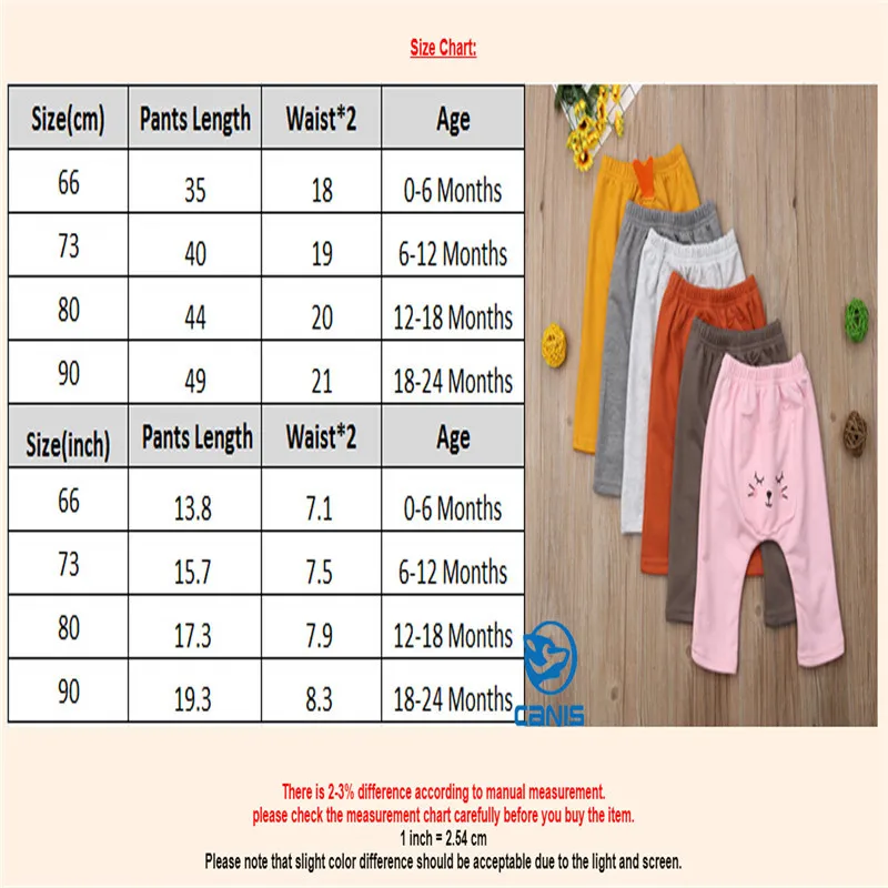 Милая одежда из хлопка для новорожденных длинные штаны маленьких мальчиков и