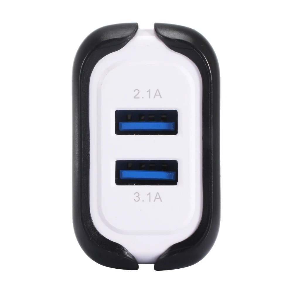 Зарядное устройство LEORY с двумя USB-портами 5 в 2 1 А 3 штепсельная вилка стандарта
