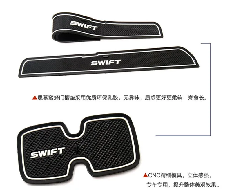 10 шт. автомобильный внутренний слот для ворот коврик держатель чашки резиновый