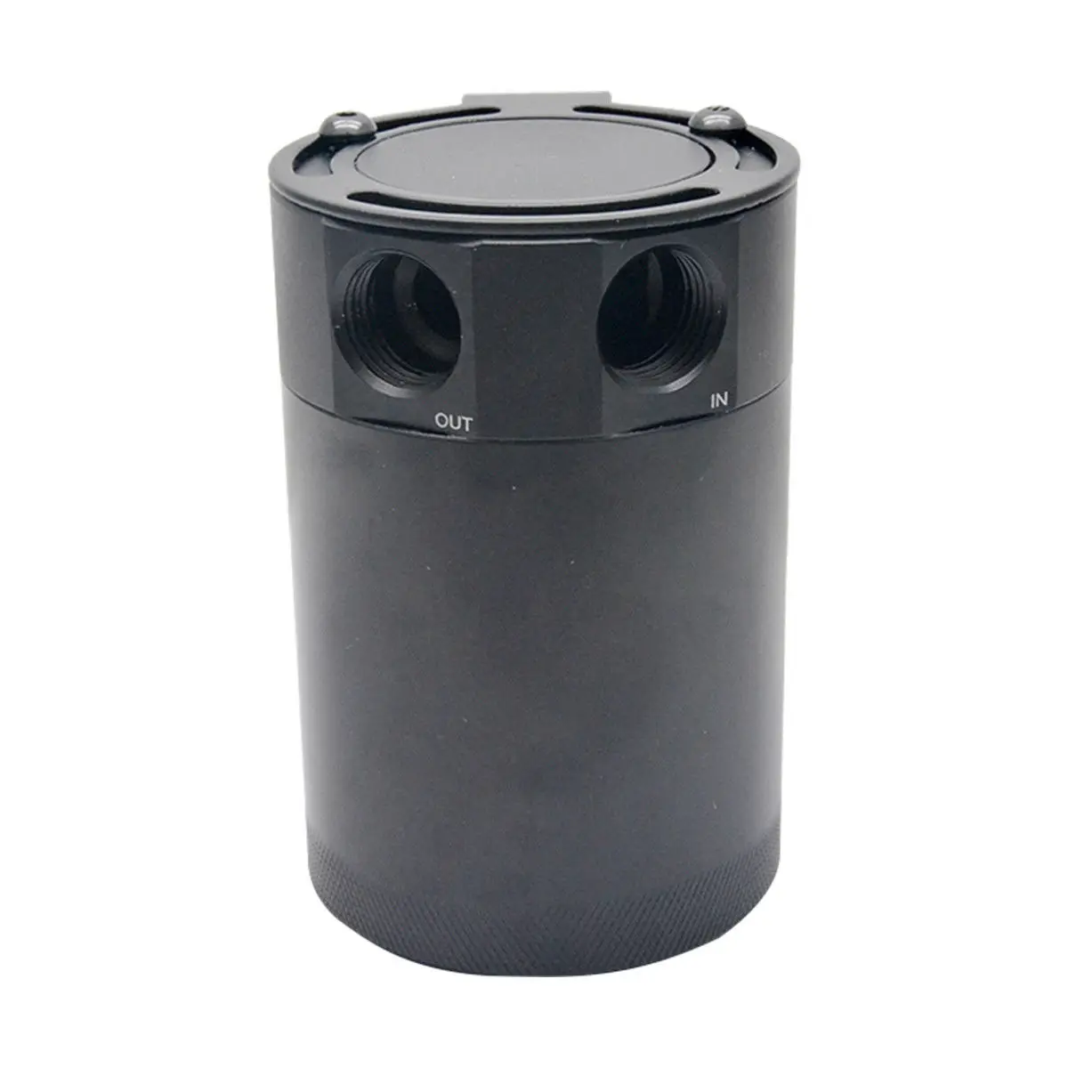 Маслоуловитель может бак с 2 портами Алюминиевый Сепаратор маслоуловитель