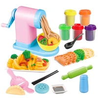 pasta maker machine kit for kids 3d color plasticene noodle machine intelligence diy children plaything toys