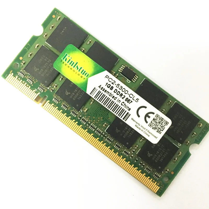Память Kinlstuo ddr2 1 ГБ ОЗУ 533 МГц/667 МГц/800 МГц тест хорошая память для ноутбука 200pin intel