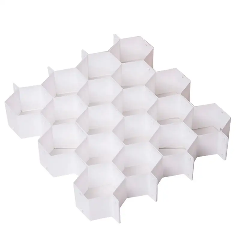 

Adjustable Drawer Honeycomb Clapboard Partition Divider Box Separator DIY Grid Storage Organizer Cell Sorting Panties Socks