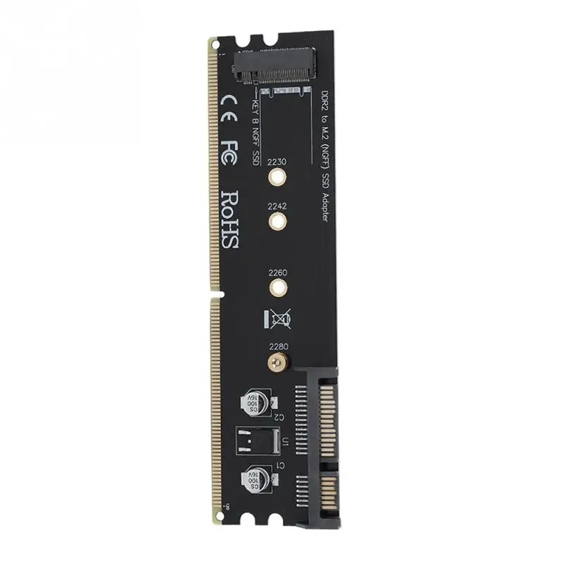 Высококачественный внешний адаптер DDR к M.2 SSD SATA NGFF B Key Riser Card | Компьютеры и офис