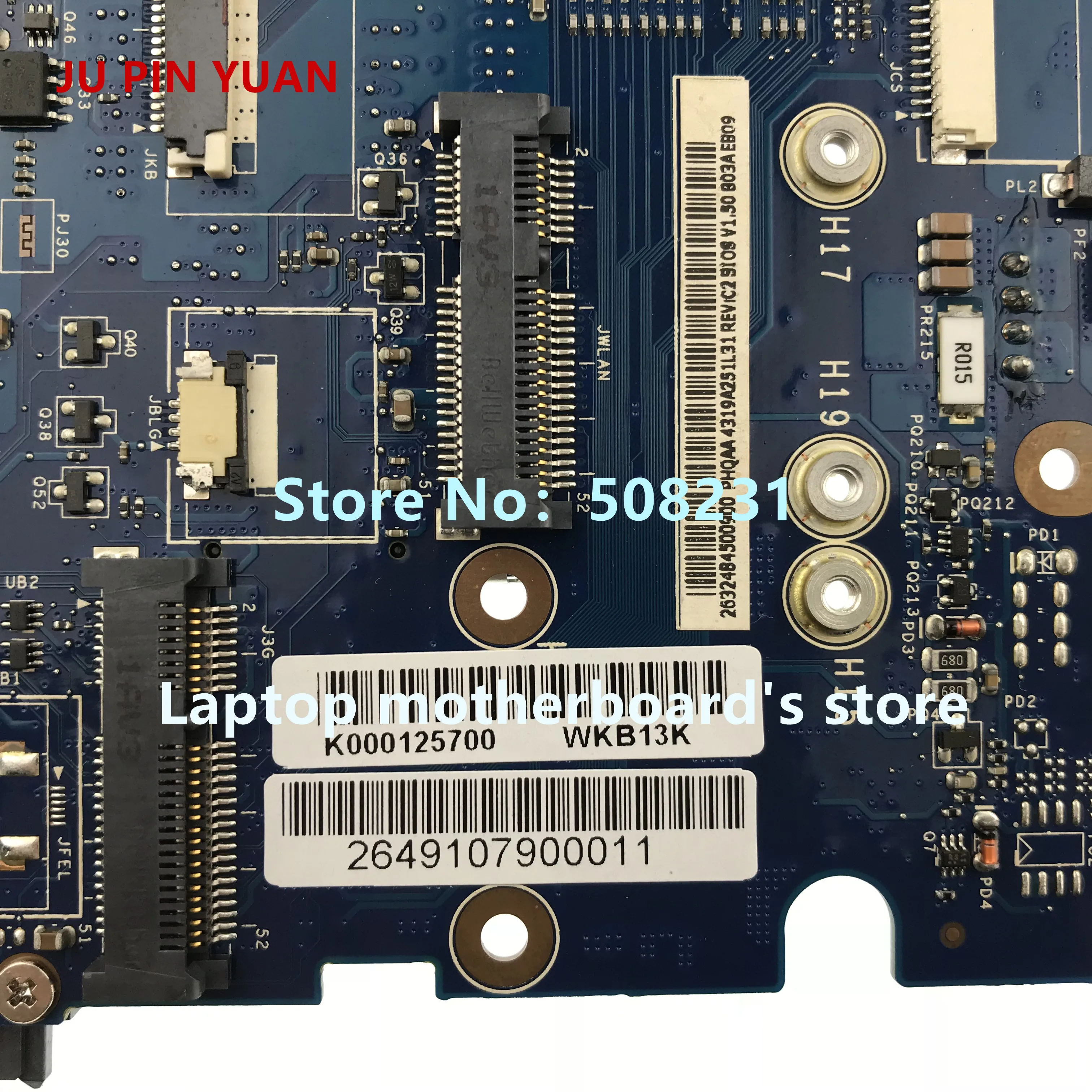 JU PIN YUAN K000125700 PHQAA стандартная материнская плата для ноутбука Toshiba satellite P750 P755 A665