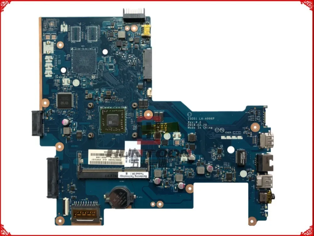 Высокое качество дешевые цены ZS051 LA A996P для HP Pavilion 15 G Материнская плата ноутбука
