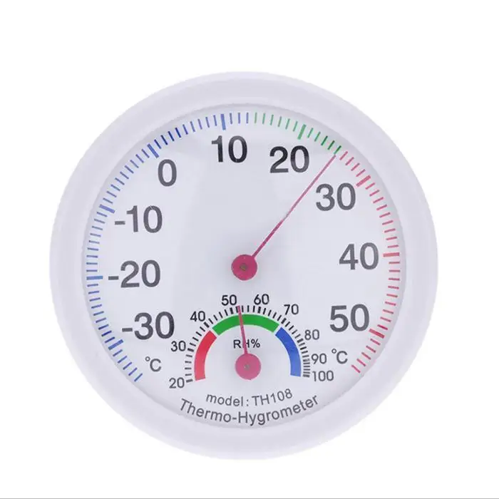 Inductive Pointer Durable Thermometer Hygrometer Indoor 20%-100% error 5% 75mm Outdoor -30C-50C Error 2C | Дом и сад