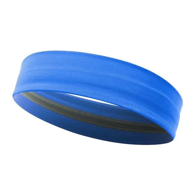 Однотонный хлопок головная повязка для спорта и софтбола Sweatband на голову тюрбан