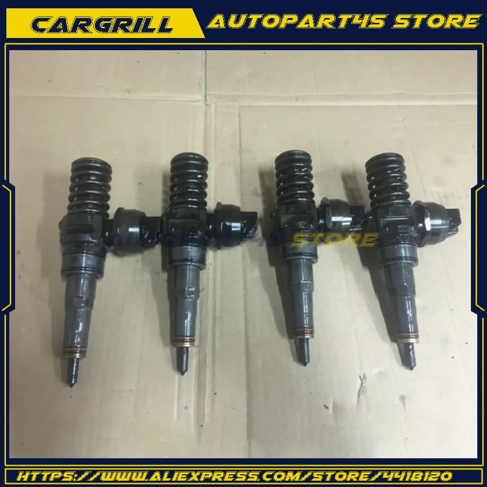 

038130073BN For Set of 4 TDI DIESEL PD FUEL INJECTOR GENUINE USED CORE