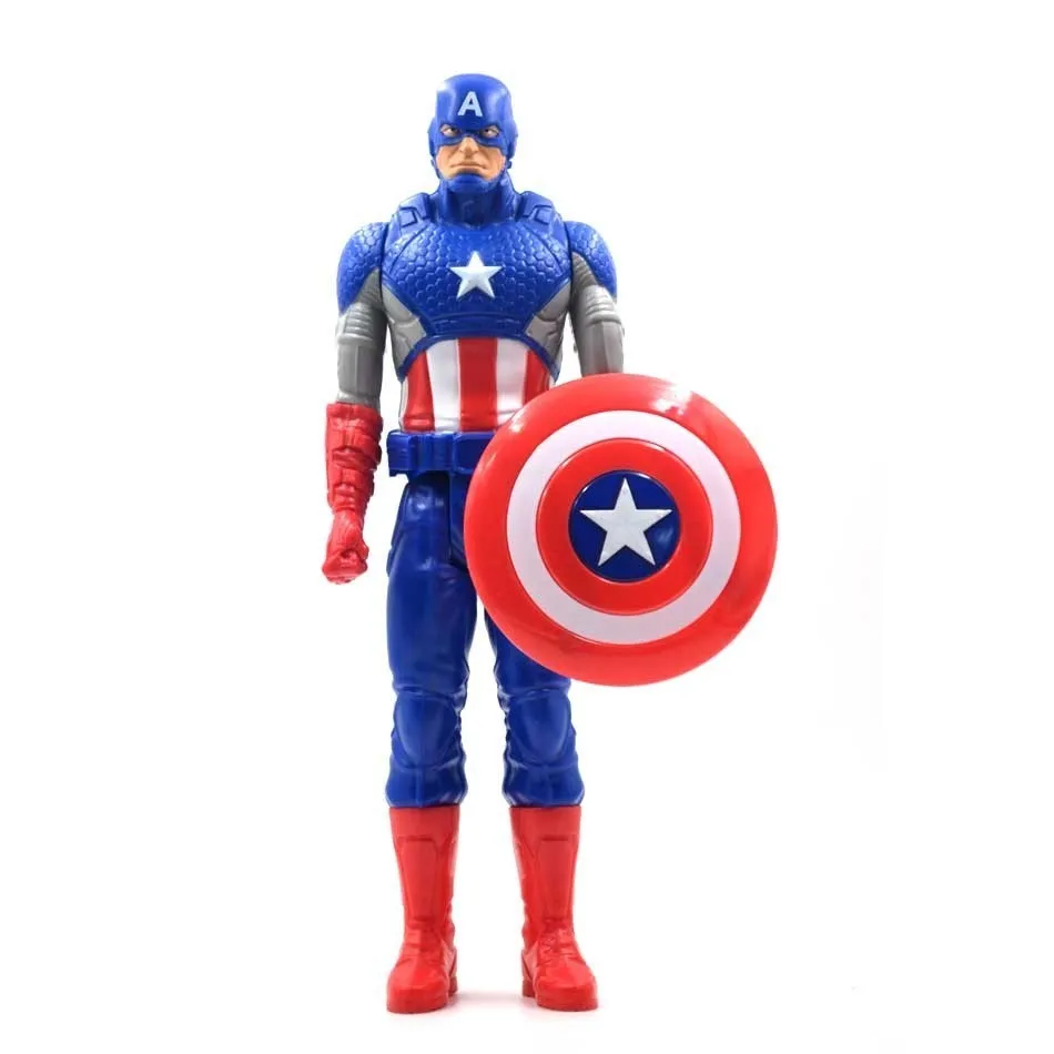Игрушки Marvel мстители 30 см экшн фигурки танос халкбастер Человек паук Железный