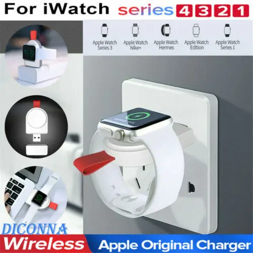 AU портативное беспроводное магнитное USB быстрое зарядное устройство для Apple Watch