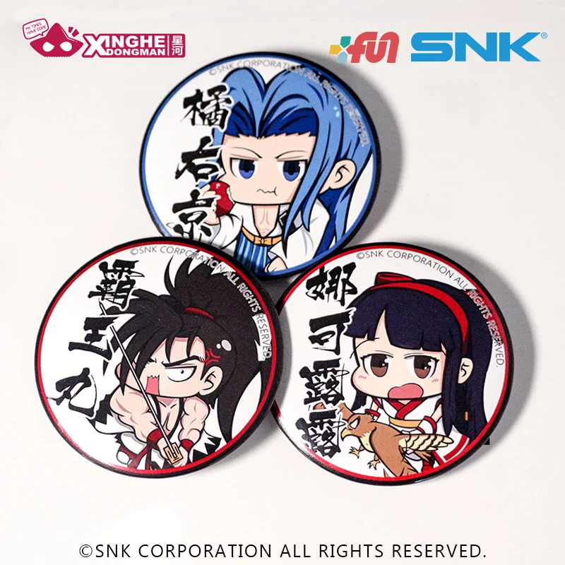

Молочный путь аниме японская игра Самурай Shodown Haohmaru Pinback Button самурайский дух UKYO nakoruku сумка со значком с булавками
