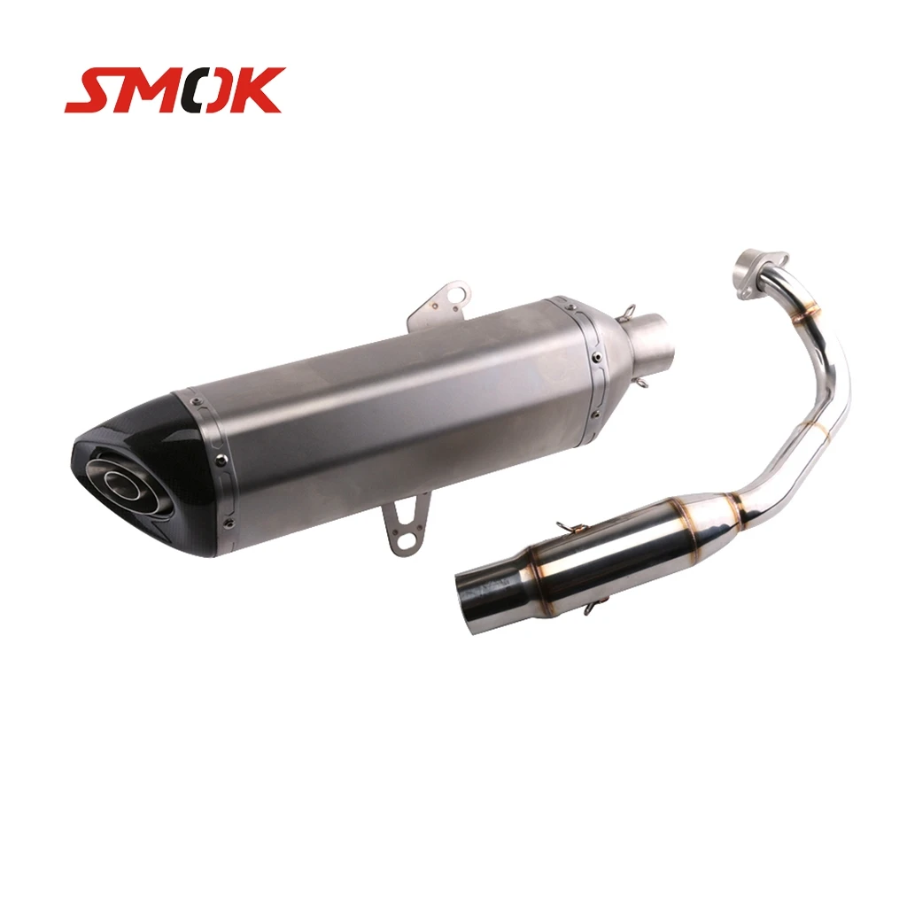 SMOK для Honda Forza 300 2018 мотоцикл из нержавеющей стали углеродного волокна дБ убийца