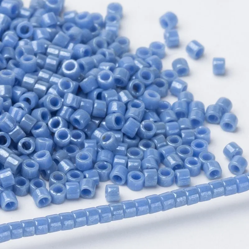 Тайдиан непрозрачные синий AB DB216 Miyuki Delica Seedbeads 11/0 для Бижутерия в богемном стиле