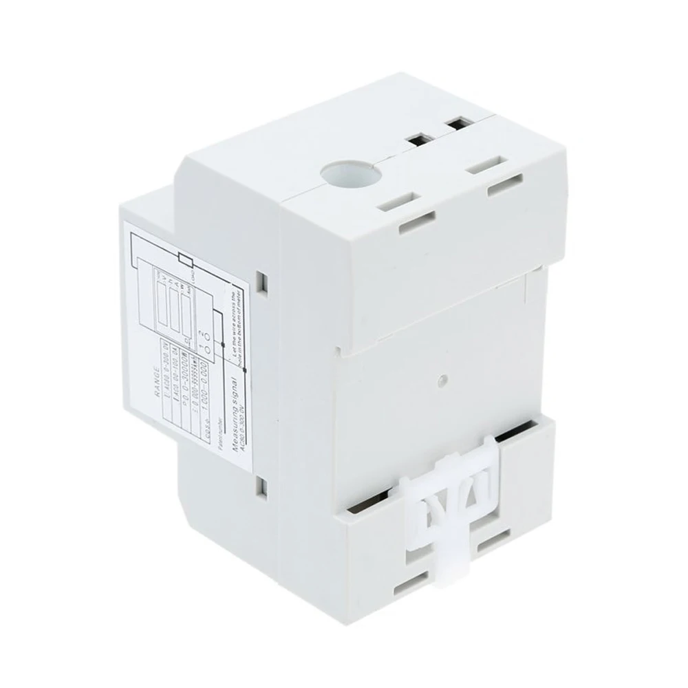 100A AC80 - 300V digital multifunctional DIN Rail Voltage Meter Voltmeter White Power Factor | Инструменты