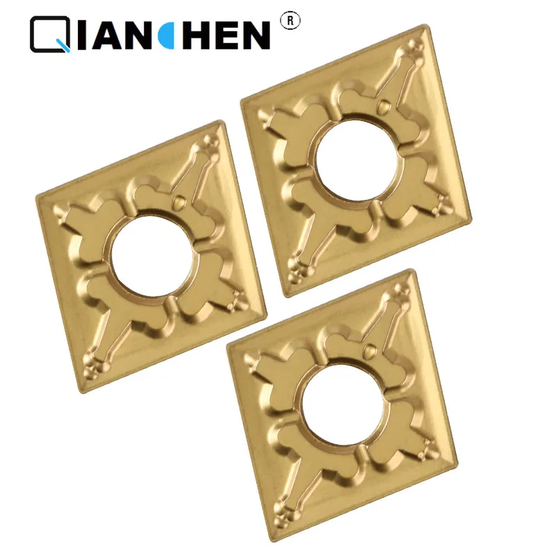 

Qianchen независимое оригинальное качество высокая точность высокая производительность высокая твердость CNC CNMG120404-TM XC0129 твердосплавные вставки