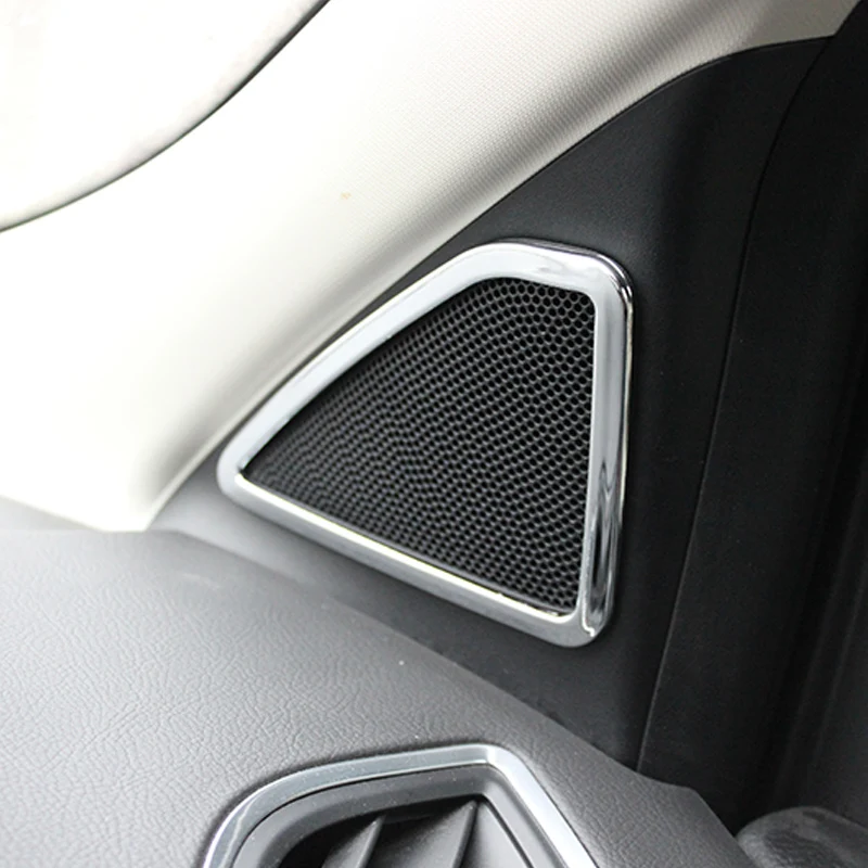 

Мой хороший салон автомобиля, звуковой сигнал, круг, хромированная наклейка, аудиокруг, наклейки для Ford KUGA Escape 2013 2014 2015