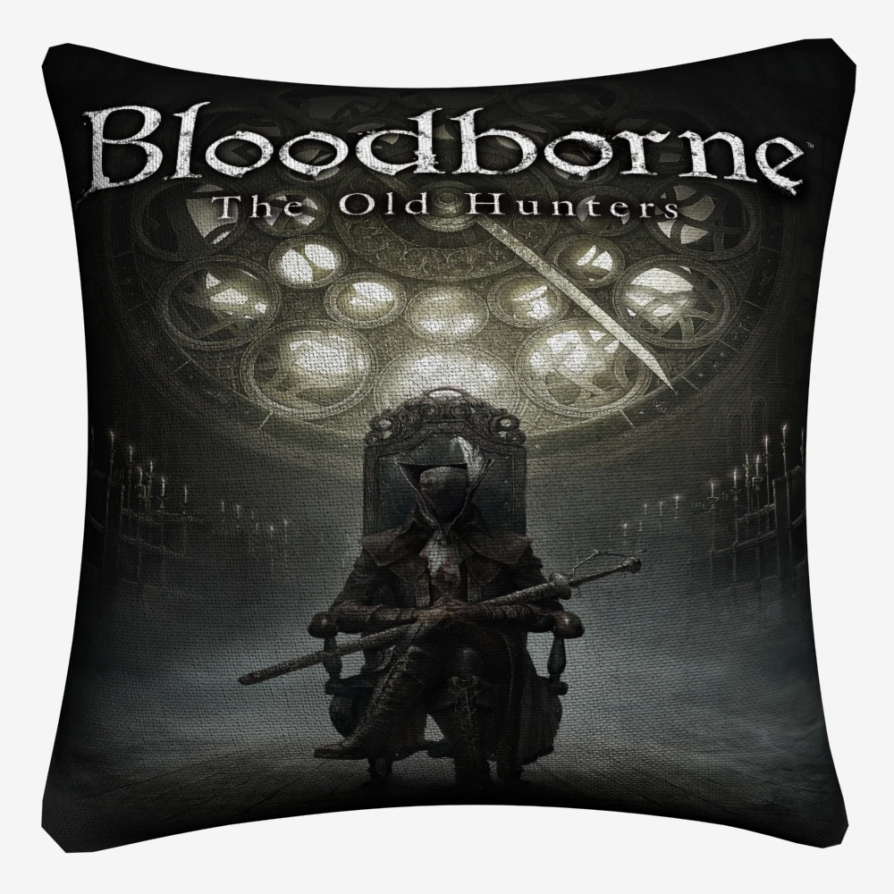 Bloodborne Темный Охотник игра декоративное хлопковое белье Наволочка на подушку
